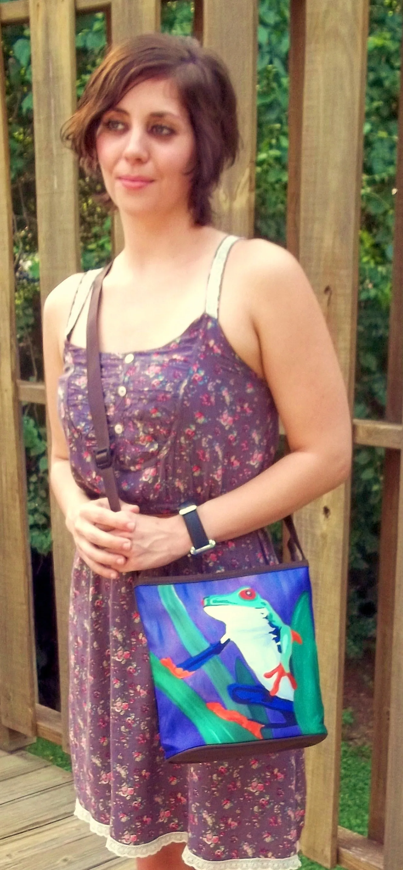 Manatee Kitten Cross Body Bag- Tanio Curiosity