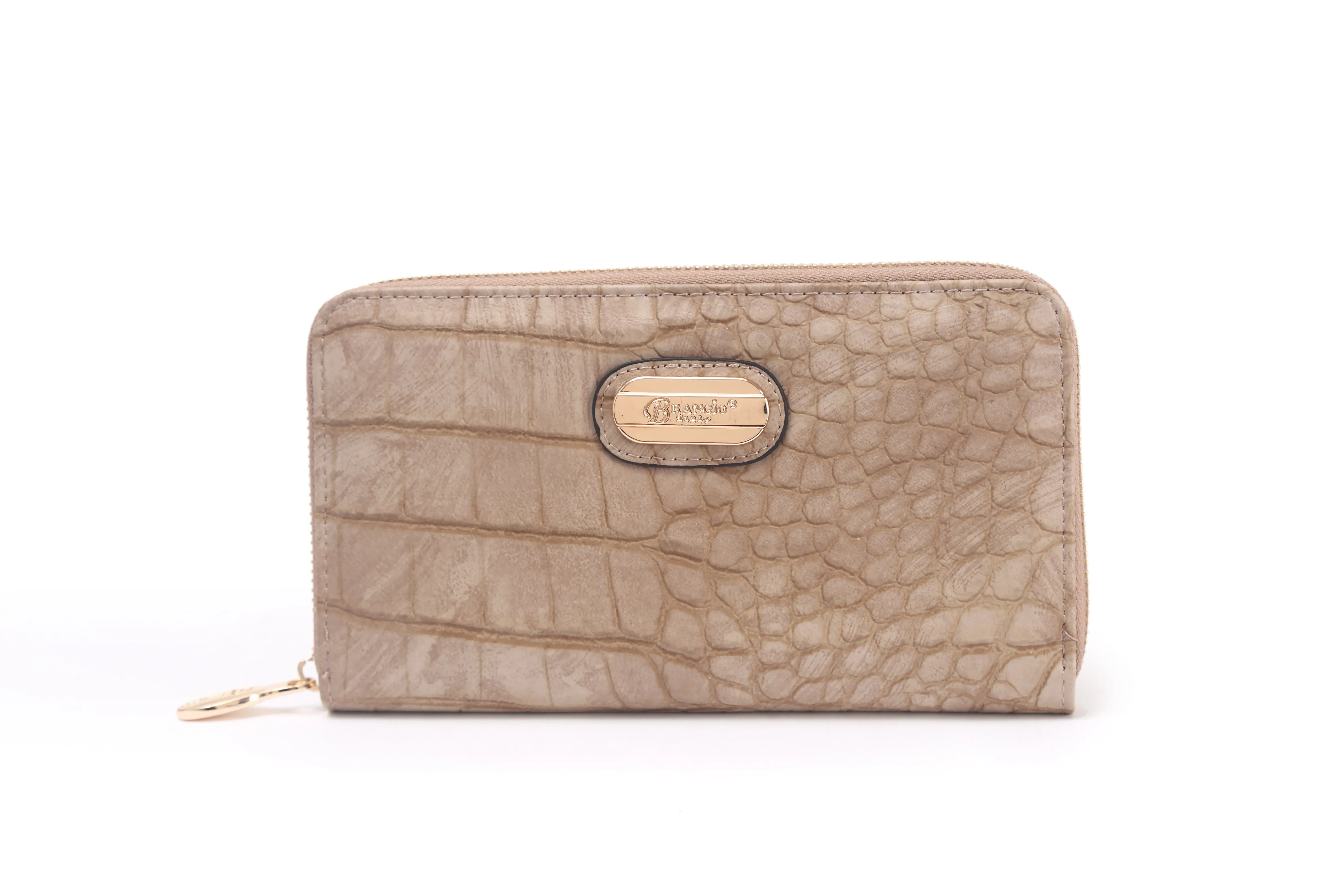 Marble Croca Love Tri-Fold Wallet