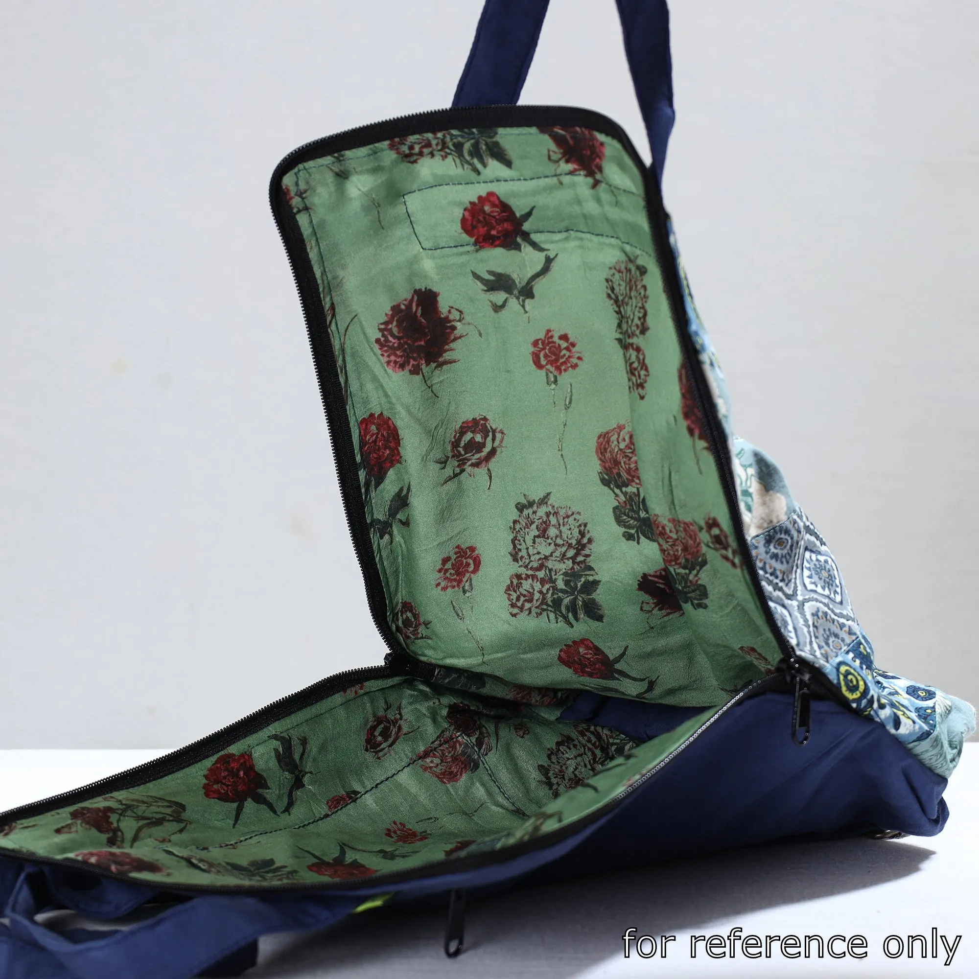 Handmade Multicolor Jugaad Patchwork Pithu Bag - 125