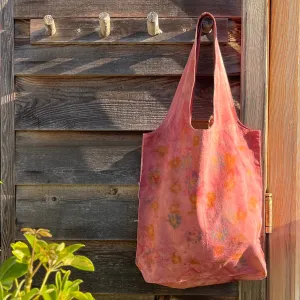 Natural Dye Tote-Eastern Brazil Wood