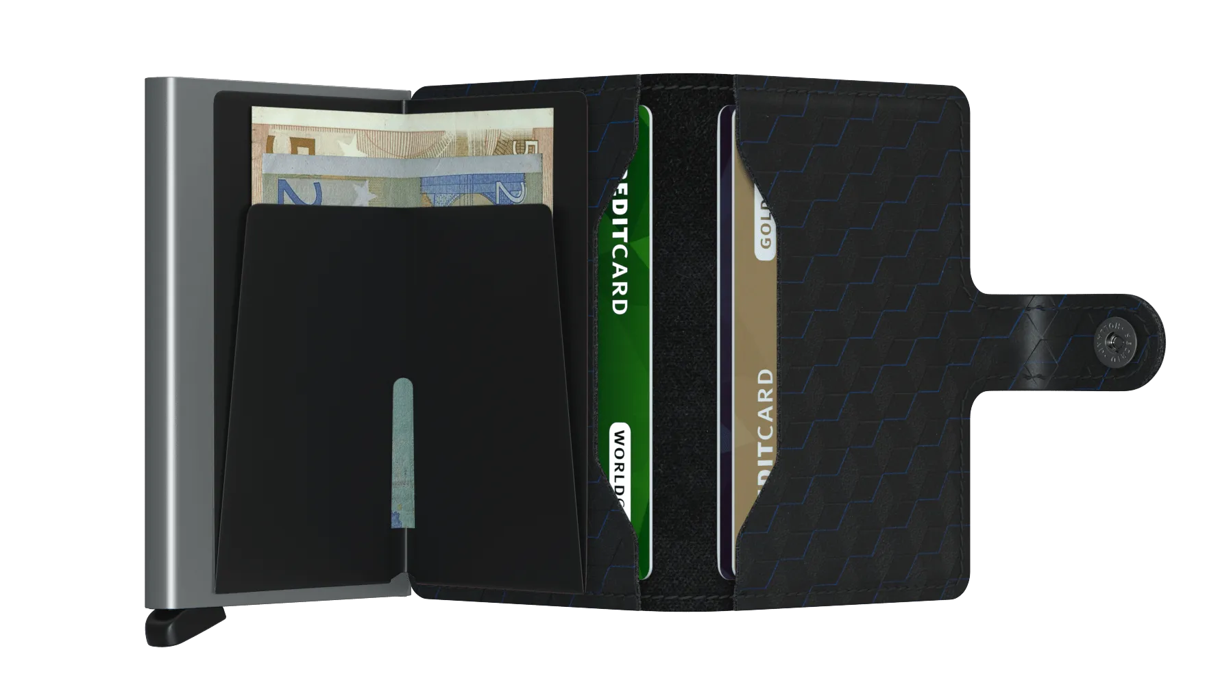 Optical Leather Miniwallet