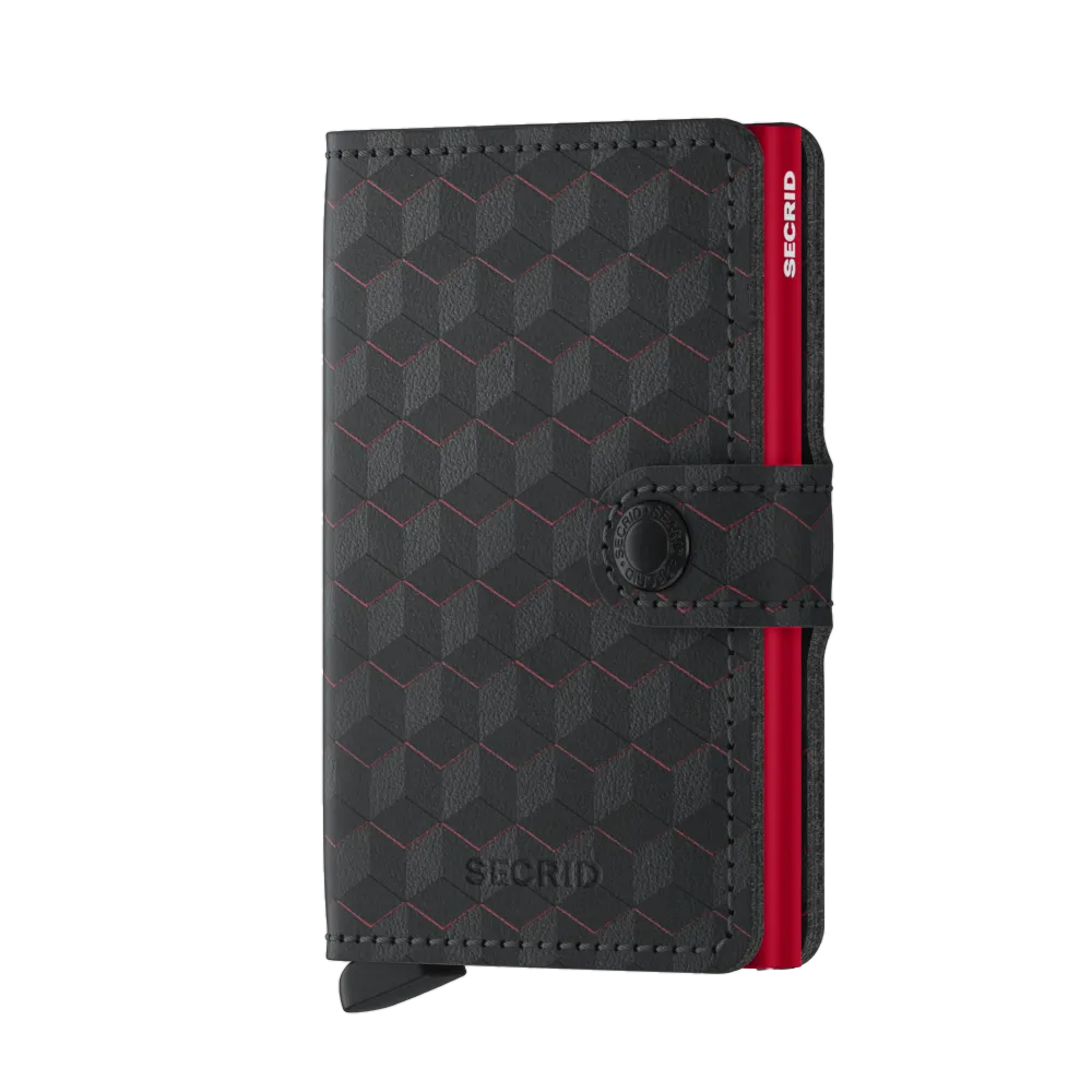 Optical Leather Miniwallet