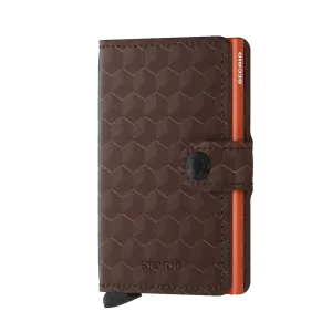 Optical Leather Miniwallet