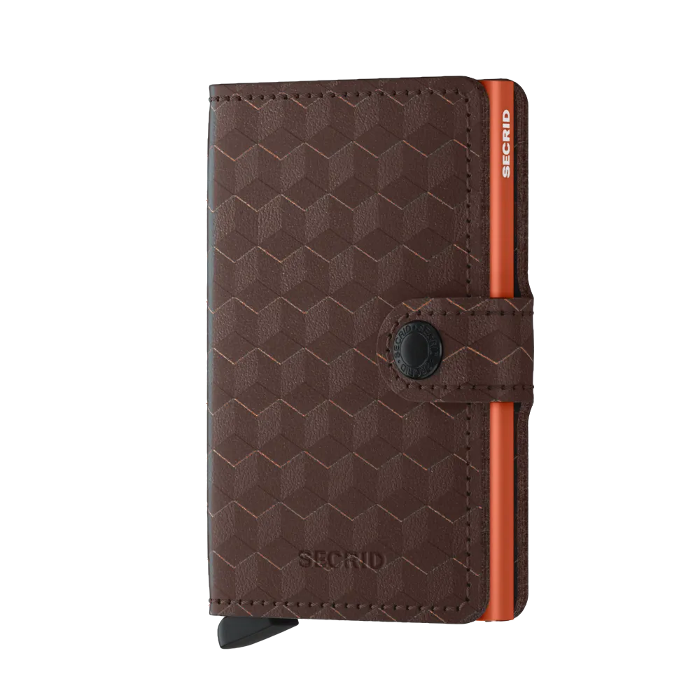 Optical Leather Miniwallet