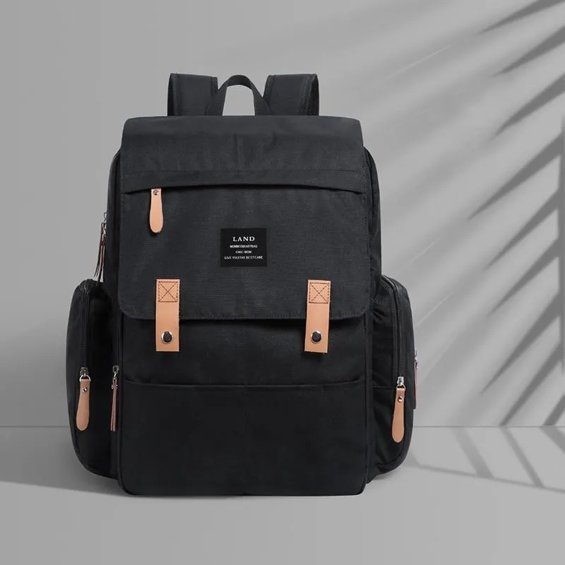 Parents Multifunction Large Capacity Travel Nappy Backpacks With Changing Mat