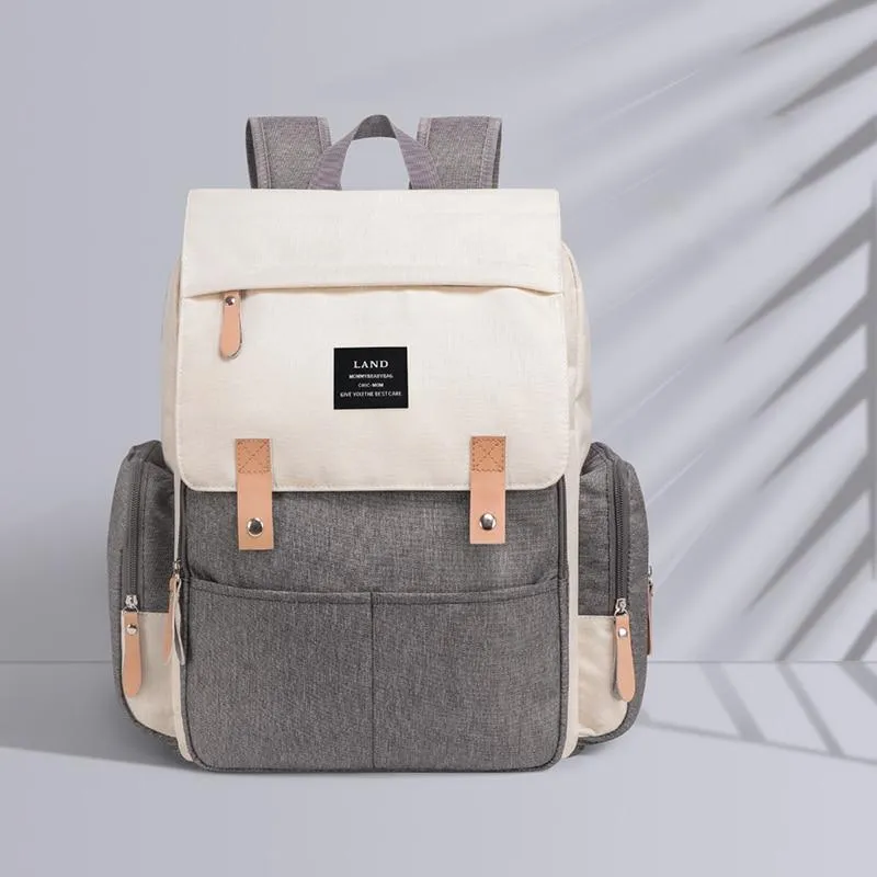 Parents Multifunction Large Capacity Travel Nappy Backpacks With Changing Mat