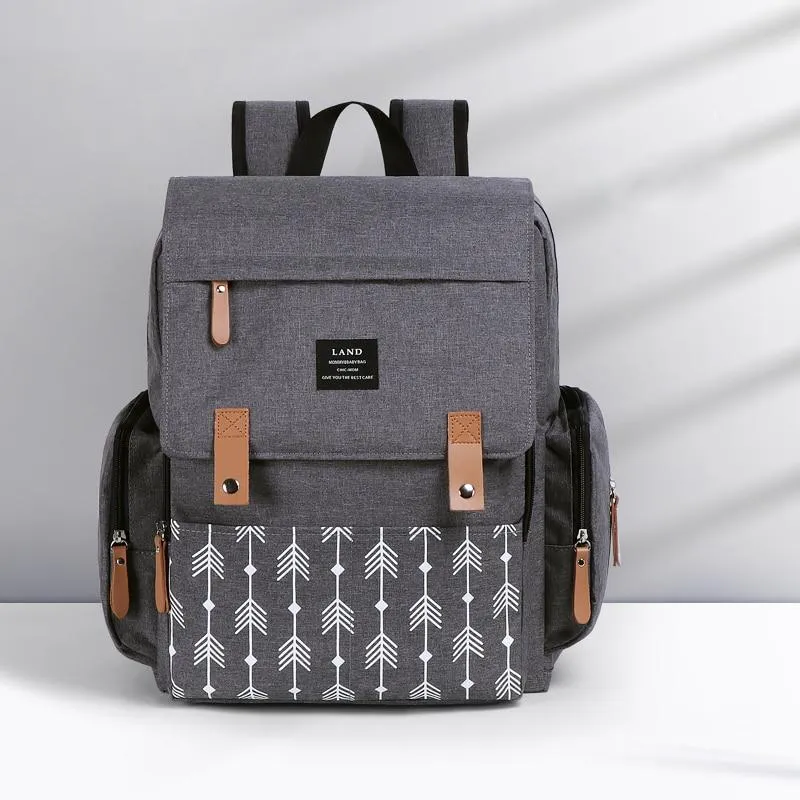 Parents Multifunction Large Capacity Travel Nappy Backpacks With Changing Mat