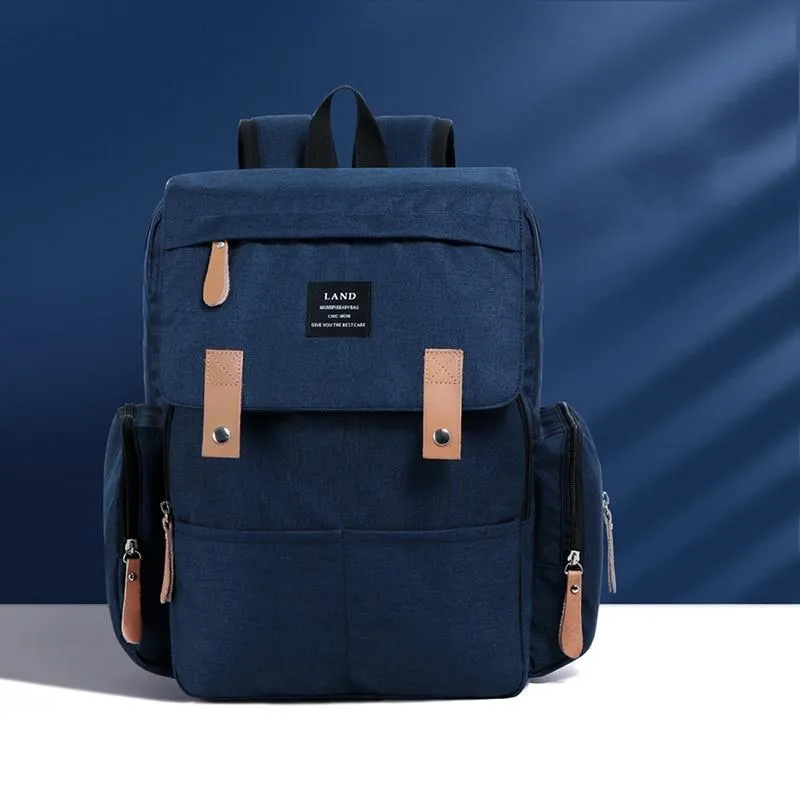 Parents Multifunction Large Capacity Travel Nappy Backpacks With Changing Mat