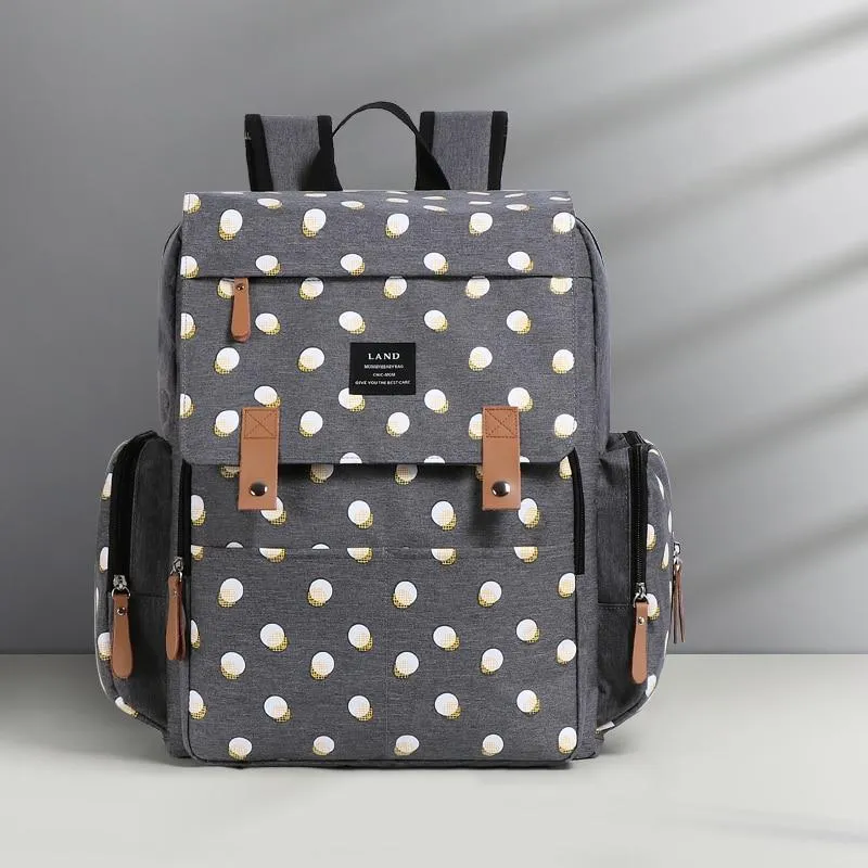 Parents Multifunction Large Capacity Travel Nappy Backpacks With Changing Mat