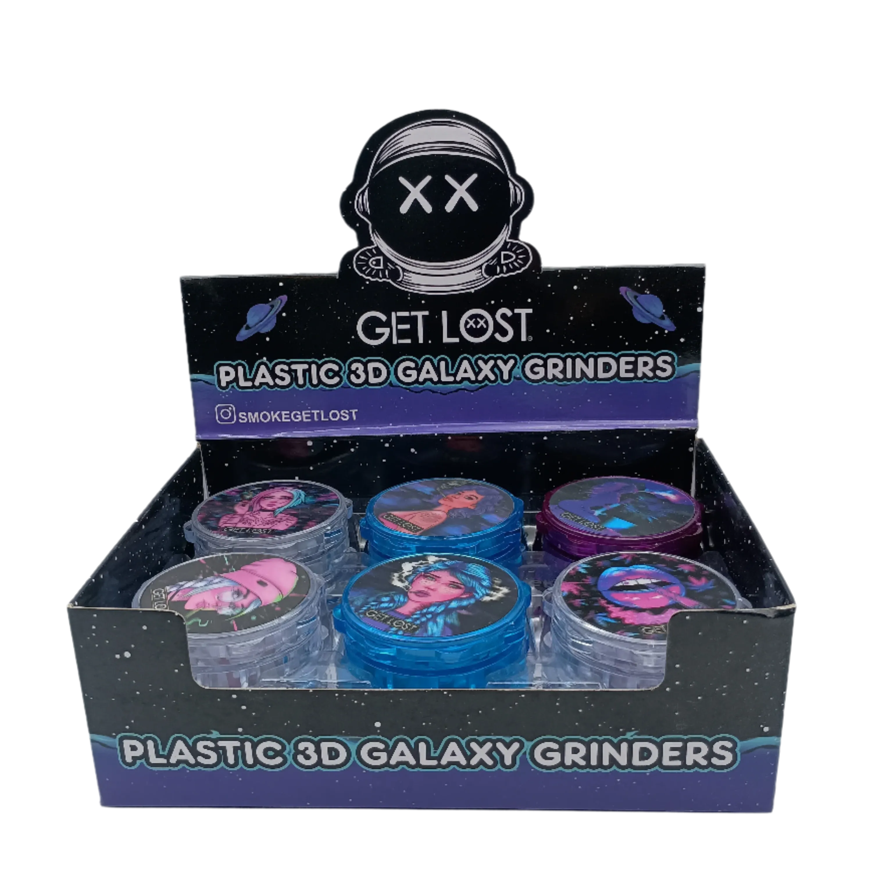 Plastic 3D Galaxy Grinder 67 mm (06)