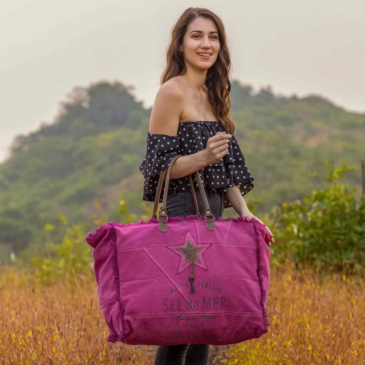 Popping Pink Weekender Bag