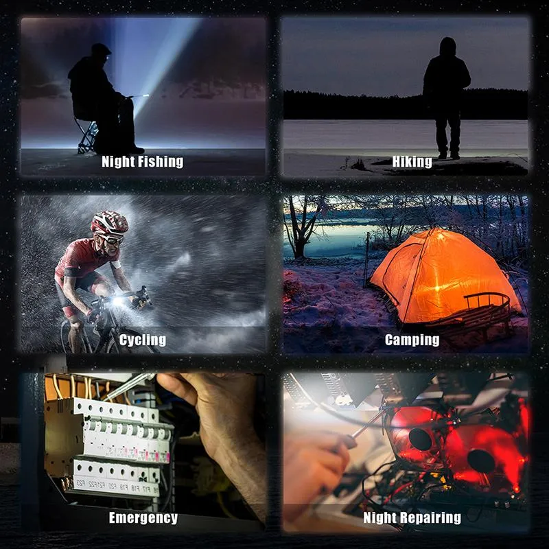 Portable Flashlight Keychain Mini LED Light Glare COB USB Charging Emergency Lamps Work Light Outdoor Camping Light Corkscrew keychain flash light led
