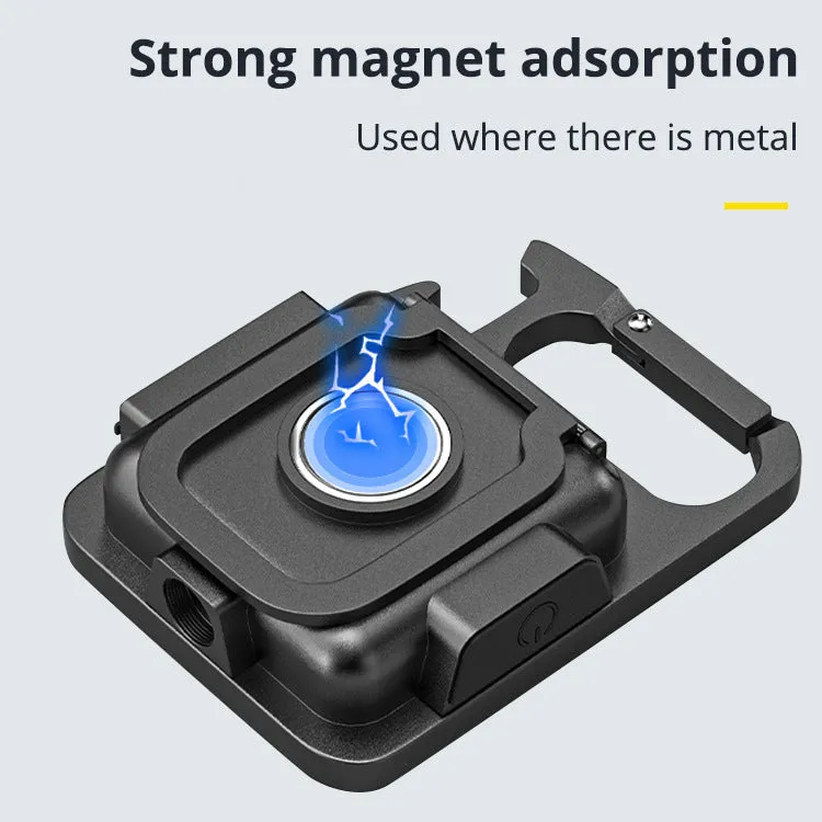 Portable Flashlight Keychain Mini LED Light Glare COB USB Charging Emergency Lamps Work Light Outdoor Camping Light Corkscrew keychain flash light led
