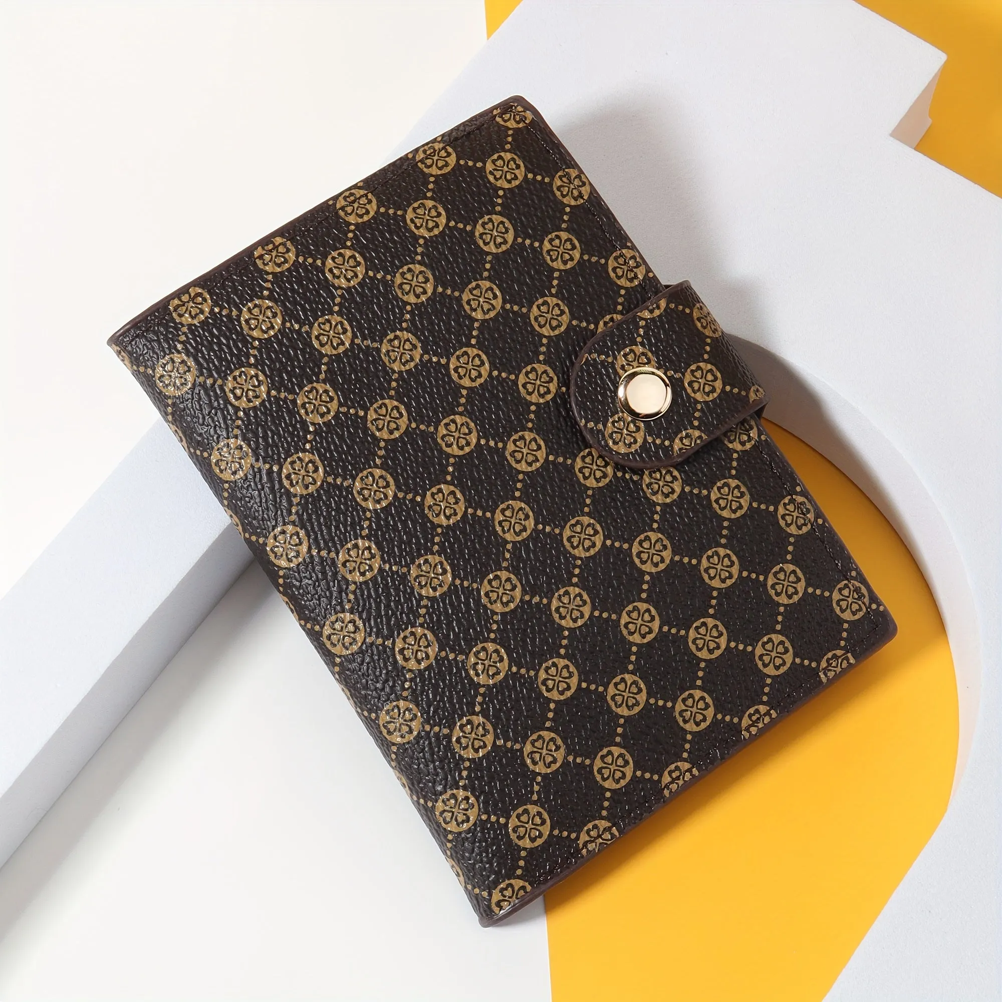 Stylish PU Leather Wallet with Drivers License Clip