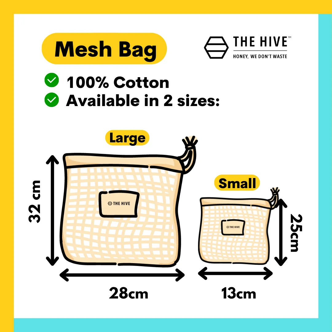 The Hive Cotton Mesh Bag