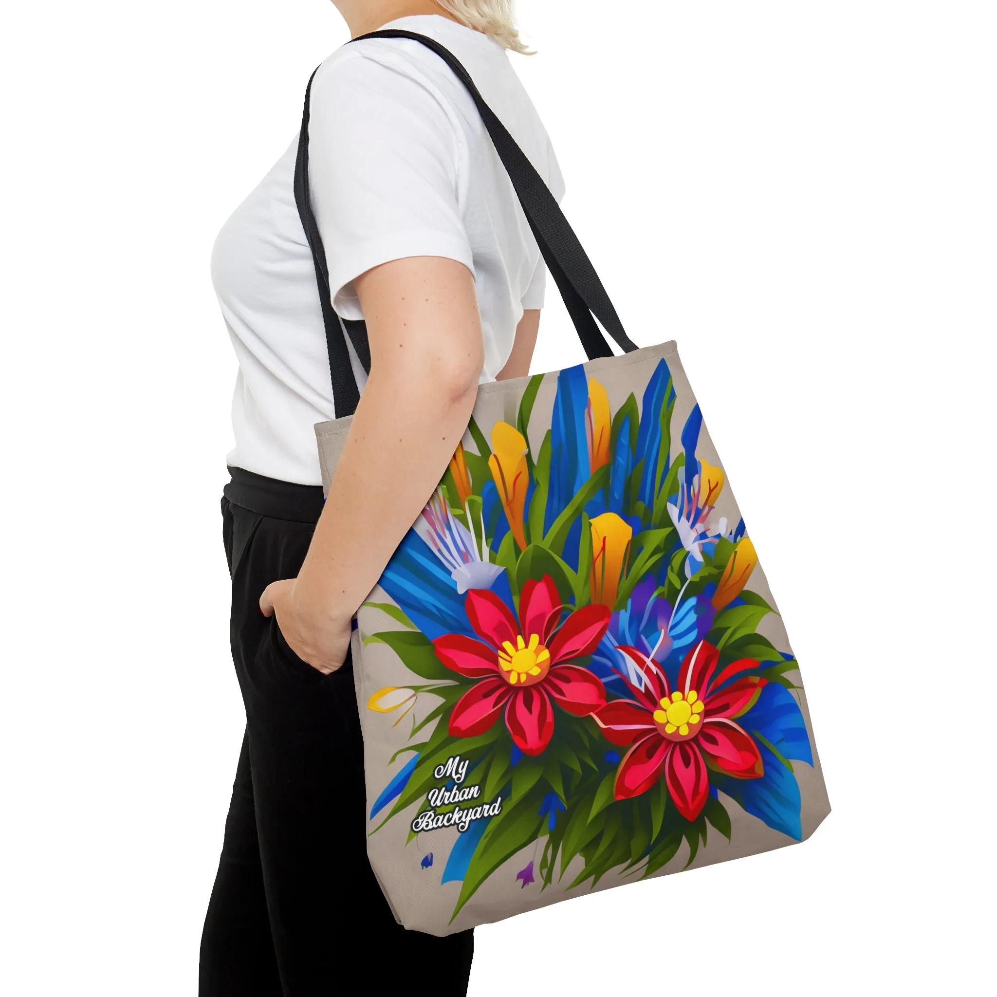 Vibrant Wildflowers, Tote Bag for Everyday Use - Durable and Functional