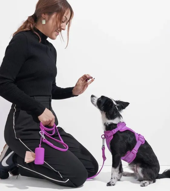 Wild One Poop Bag Carrier and Roll (Orchid)