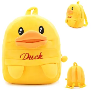 Yellow duck cute children's backpack