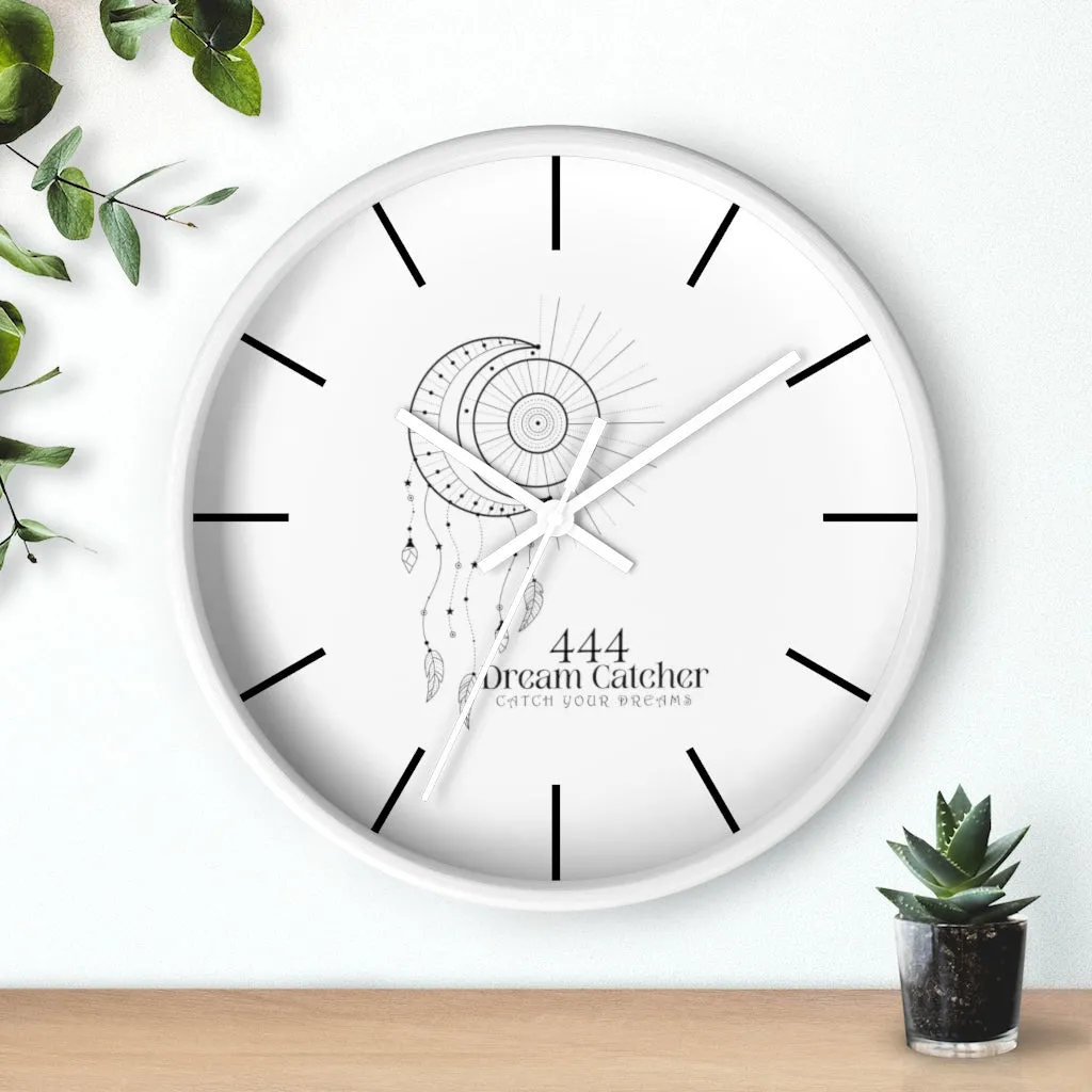 Yoga Spiritual Meditation Wall clock - Protection 444 Angel Number