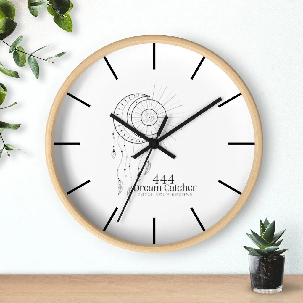 Yoga Spiritual Meditation Wall clock - Protection 444 Angel Number