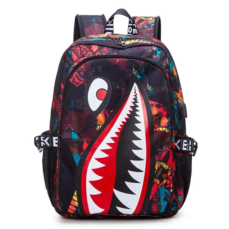 Zaino shark fantasy backpack
