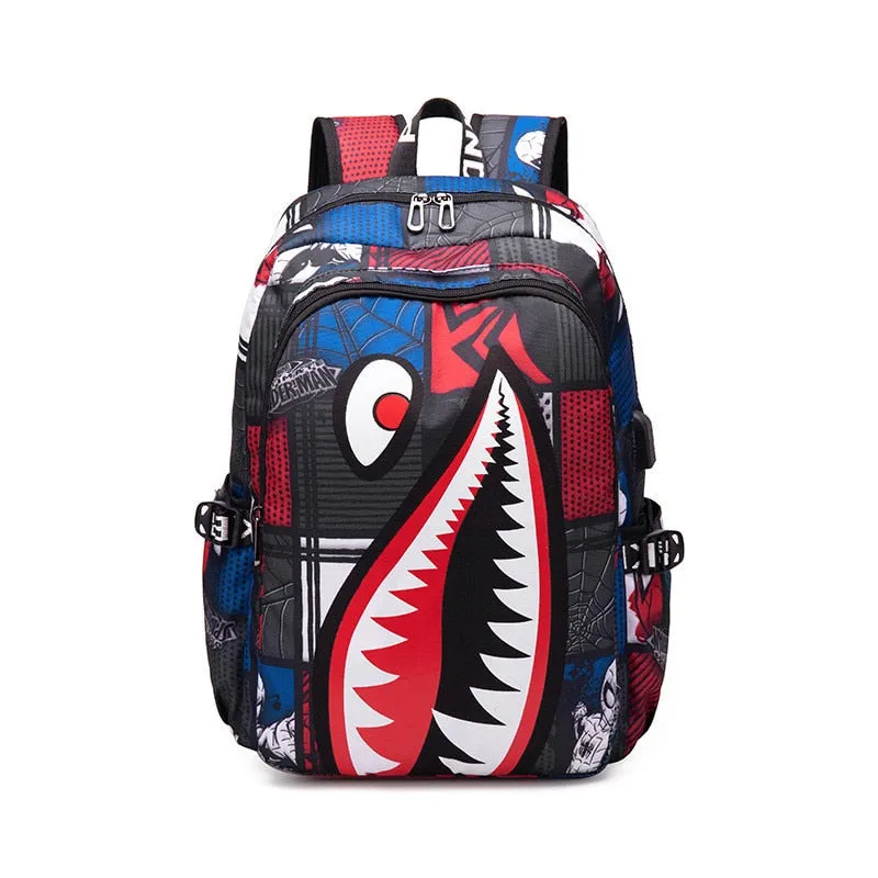 Zaino shark fantasy backpack