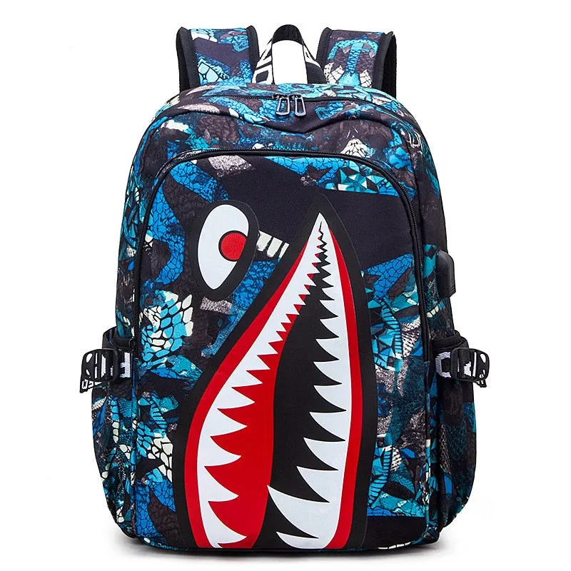 Zaino shark fantasy backpack